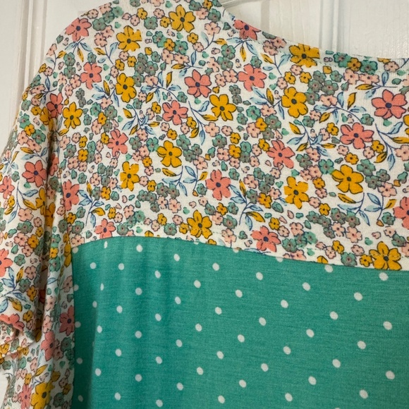 NWT Matilda Jane Green Polka Dot Top - Size Large - Picture 6 of 6